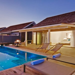Kuramathi Maldives - Luxury Maldives Honeymoon Packages - Thundi Water Villa with Pool exterior1