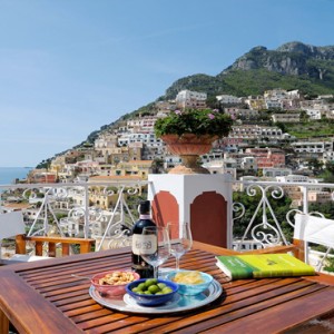 Le Sirenuse - Luxury Italy Honeymoon Packages - Junior Suite Superior Sea View balcony