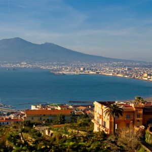 Le Sirenuse - Luxury Italy Honeymoon Packages - aerial view of location