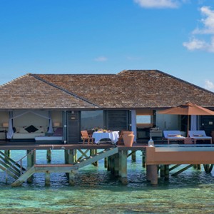 Lily Beach Resort and Spa at Huvahendhoo - Luxury Maldives Honeymoon Packages - Deluxe Water Villa exterior