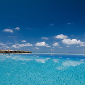 Lily Beach Resort and Spa at Huvahendhoo - Luxury Maldives Honeymoon Packages - Infinity pool