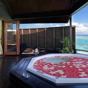 Lily Beach Resort and Spa at Huvahendhoo - Luxury Maldives Honeymoon Packages - Spa jacuzzi