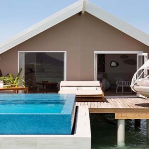 Lux South Ari Atoll - Luxury Maldives Honeymoon Packages - Romantic Pool Water Villa exterior pool1