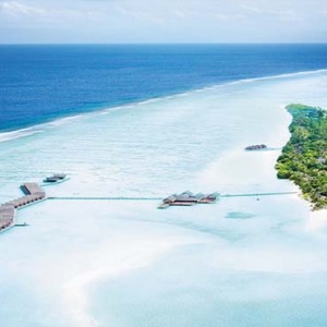 Lux South Ari Atoll - Luxury Maldives Honeymoon Packages - aerial view