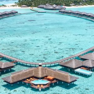 Maldives Honeymoon Packages Sun Siyam Vilu Reef Aerial View