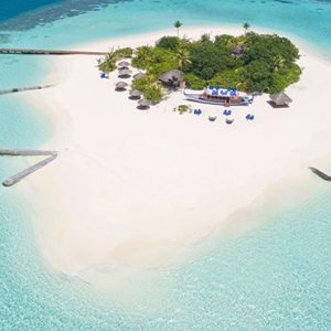 Maldives Honeymoon Packages Maafushivaru Aerial View3