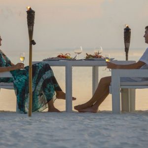 Maldives Honeymoon Packages Maafushivaru Private Dining