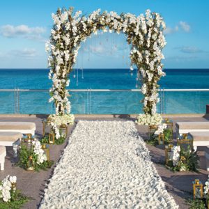 Mexico Honeymoon Packages Zoetry Paraiso De La Bonita Riviera Maya Rooftop Terrace Wedding