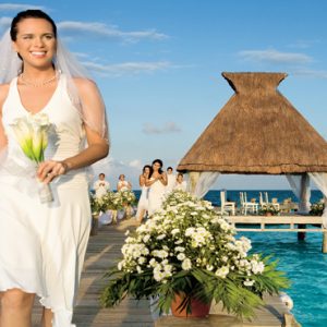 Mexico Honeymoon Packages Zoetry Paraiso De La Bonita Riviera Maya Wedding On Pier