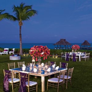 Mexico Honeymoon Packages Zoetry Paraiso De La Bonita Riviera Maya Wedding Reception Garden