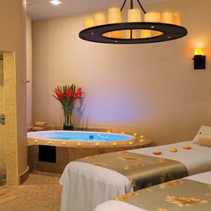 Mexico Honeymoons Packages Secrets Maroma Beach Couple Spa Treatment Room