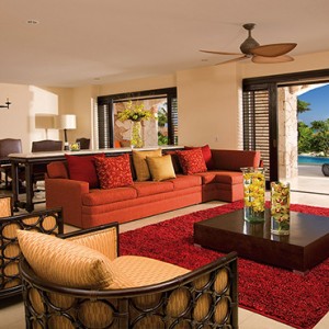 Mexico Honeymoons Packages Secrets Maroma Beach Presidential Suite Swim Out Living Area