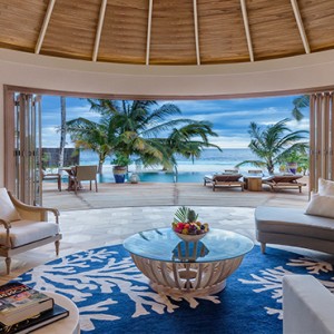 Milaidhoo Island Maldives - Luxury Maldives Honeymoon Packages - Beach Residence living area