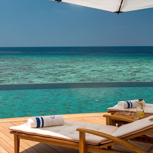 Milaidhoo Island Maldives - Luxury Maldives Honeymoon Packages - Ocean Residence pool deck1