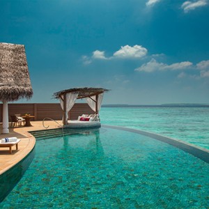 Milaidhoo Island Maldives - Luxury Maldives Honeymoon Packages - Ocean Residence pool deck2