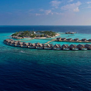 Milaidhoo Island Maldives - Luxury Maldives Honeymoon Packages - aerial view4