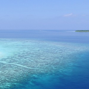 Milaidhoo Island Maldives - Luxury Maldives Honeymoon Packages - aerial view6