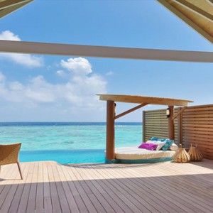 Milaidhoo Island Maldives - Luxury Maldives Honeymoon Packages - ocean view deck