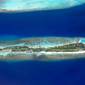 OBLU by Atmosphere at Helengali - Luxury Maldives Honeymoon Packages - Aerial view1