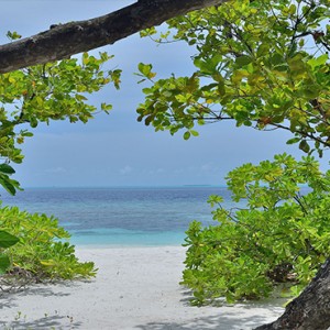 OBLU by Atmosphere at Helengali - Luxury Maldives Honeymoon Packages - Garden beach view