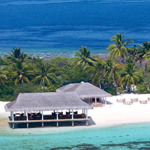 OBLU by Atmosphere at Helengali - Luxury Maldives Honeymoon Packages - Just Grill restaurant exterior