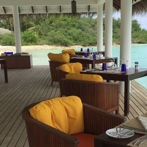 OBLU by Atmosphere at Helengali - Luxury Maldives Honeymoon Packages - Just Grill restaurant interior