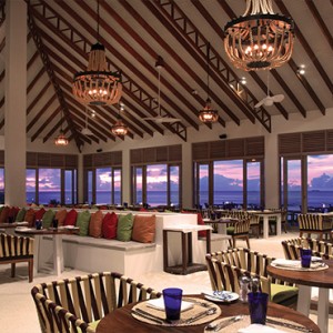 OBLU by Atmosphere at Helengali - Luxury Maldives Honeymoon Packages - The Spice Restaurant interior1