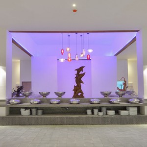 OBLU by Atmosphere at Helengali - Luxury Maldives Honeymoon Packages - The Spice Restaurant interior2