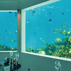 Ozen by Atmosphere at Maadhoo Island - Luxury Maldives Honeymoon Packages - M6m underwater restaurant4