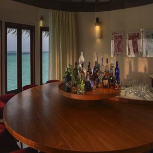 Ozen by Atmosphere at Maadhoo Island - Luxury Maldives Honeymoon Packages - OZEN Water suite bar