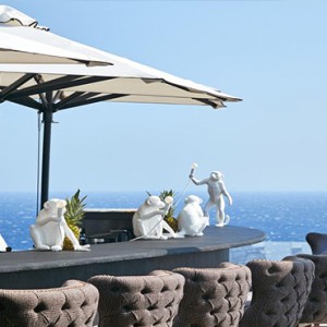 Royal Myconian Hotel and Thalassa Spa - Luxury Greece Honeymoon Packages - Lagoon Swim-up Bar