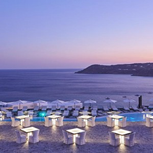 Royal Myconian Hotel and Thalassa Spa - Luxury Greece Honeymoon Packages - The Sunset Terrace