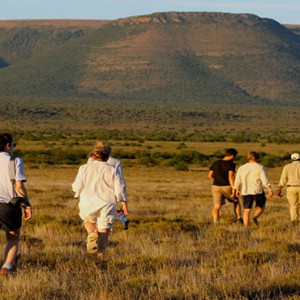 Samara Private Game Reserve - Luxury South Africa Honeymoon Packages - Walking safari