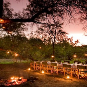 Samara Private Game Reserve - Luxury South Africa Honeymoon Packages - exterior dining