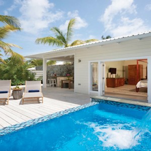 Serenity at Coconut Bay - Luxury St lucia Honeymoon Packages - Plunge Pool Butler suite plunge pool and private deck