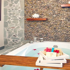 Serenity at Coconut Bay - Luxury St lucia Honeymoon Packages - Premium Plunge Pool Butler suite bathroom