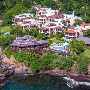 St Lucia Honeymoon Packages Cap Maison, St Lucia Aerial View