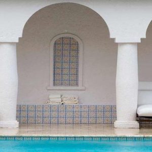 St Lucia Honeymoon Packages Cap Maison, St Lucia Courtyard Pool1