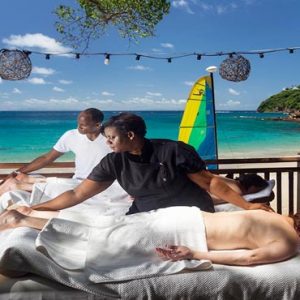 St Lucia Honeymoon Packages Cap Maison, St Lucia Outdoor Spa Massage