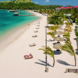 St Lucia Honeymoon Packages Sandals Grande St Lucian Resort Beach