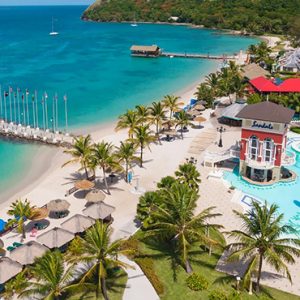 St Lucia Honeymoon Packages Sandals Grande St Lucian Resort Exterior