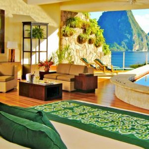 St Lucia Honeymoon Packages Jade Mountain Star Sanctuary