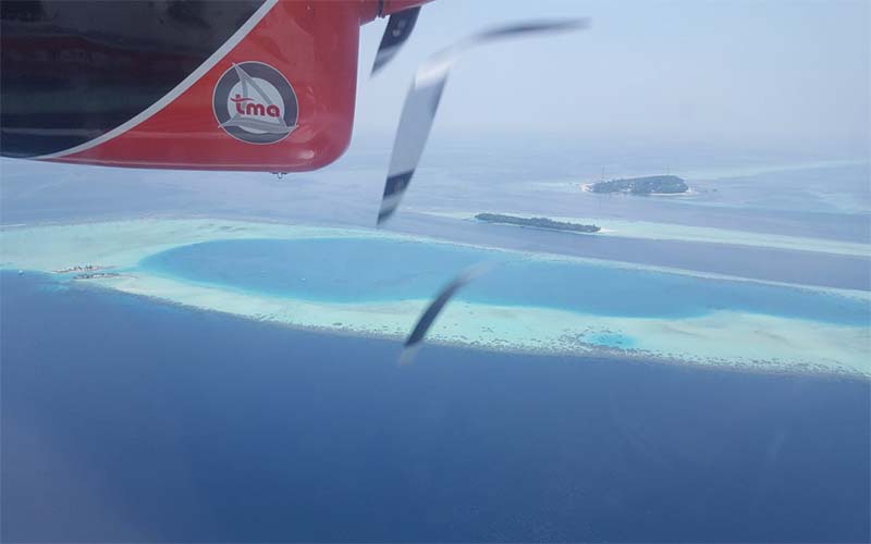 verity sri lanka and maldives fam trip - seaplane transfer maldives