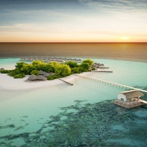 Drift Thelu Velga Retreat - Luxury Maldives Honeymoon packages - Aerial view1