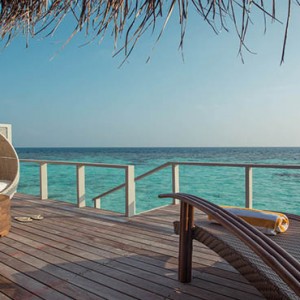 Drift Thelu Velga Retreat - Luxury Maldives Honeymoon packages - Water Villa sun deck1