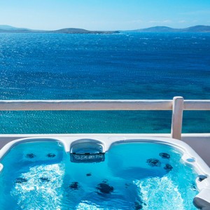 EXECUTIVE SEA VIEW SUITE 4 - Mykonos Grand Hotel and Resort - luxury Greece honeymoon Packages