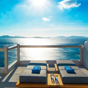 EXECUTIVE SEA VIEW SUITE 5 - Mykonos Grand Hotel and Resort - luxury Greece honeymoon Packages