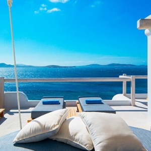 EXECUTIVE SEA VIEW SUITE 8 - Mykonos Grand Hotel and Resort - luxury Greece honeymoon Packages