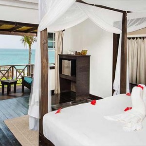 Keyonna Beach - Luxury Antigua Honeymoon Packages - Beach house room with seaview