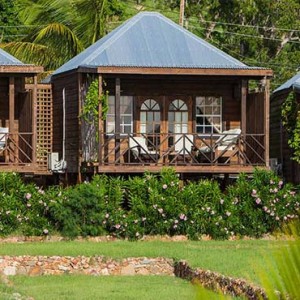 Keyonna Beach - Luxury Antigua Honeymoon Packages - Cottage units seen from the direction of the beach